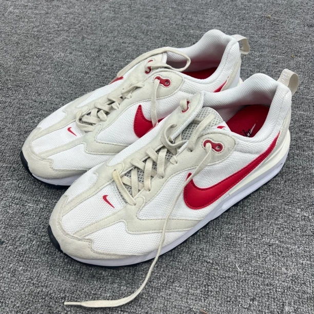 44.5码/内长285/Nike Air Max Dawn 织物白红运动鞋/公价599