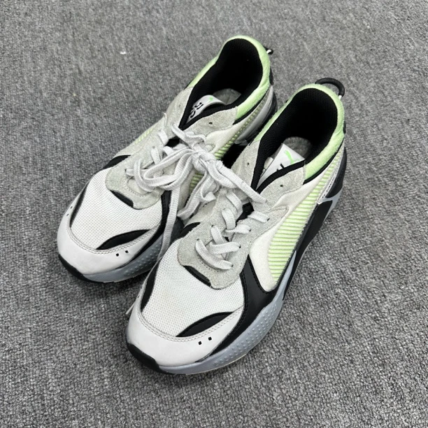 40.5码/内长260/PUMA RS-X mix 运动鞋 黑绿灰/公价899