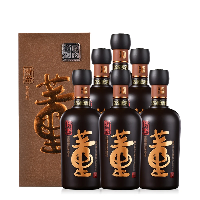 董酒【酒厂直营】2021年老版特密整箱董香型白酒纯粮食54度500ml