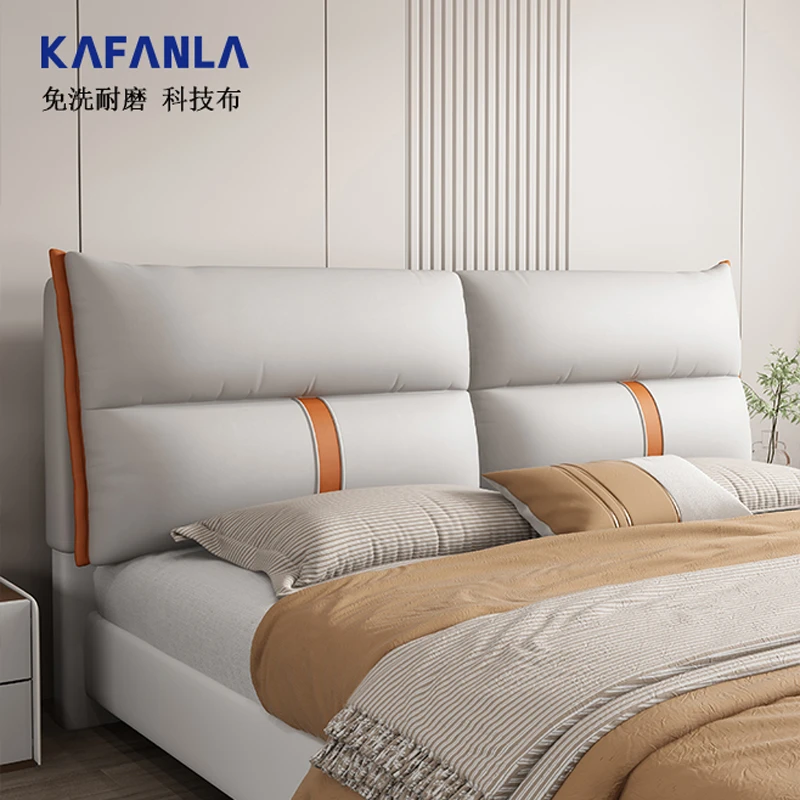 卡梵拉床头软包靠背榻榻米床头靠垫靠枕床头大靠背云朵套罩自粘