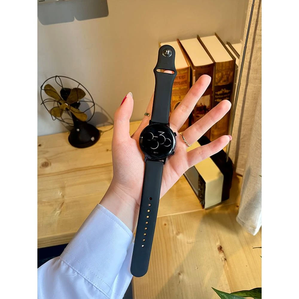适用华为GT6/5手表带Watch5/pro表带watch3硅胶反扣GT3纯色腕带
