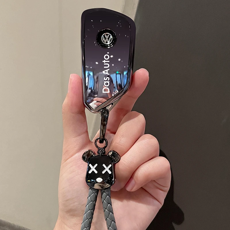 大众高尔夫8钥匙套id4凌渡L揽巡id3揽境rline八代pro车id6途昂x扣