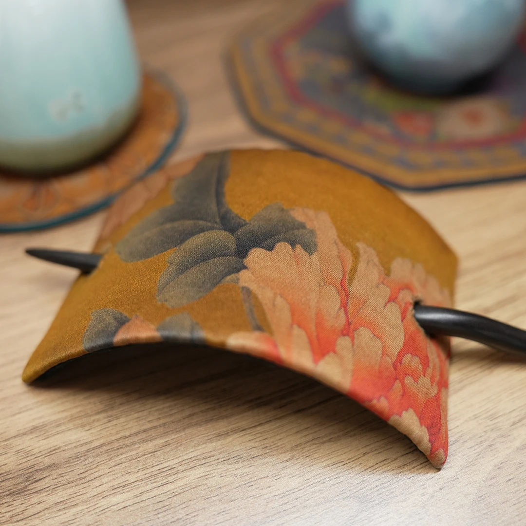 布簪新中式复古发簪气质古风优雅民族风古典简约百搭布簪发簪簪子