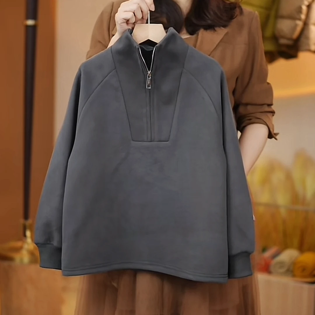 【现货】加绒卫衣中大童圆领韩加厚洋气版男童男女童加绒卫衣YG6490