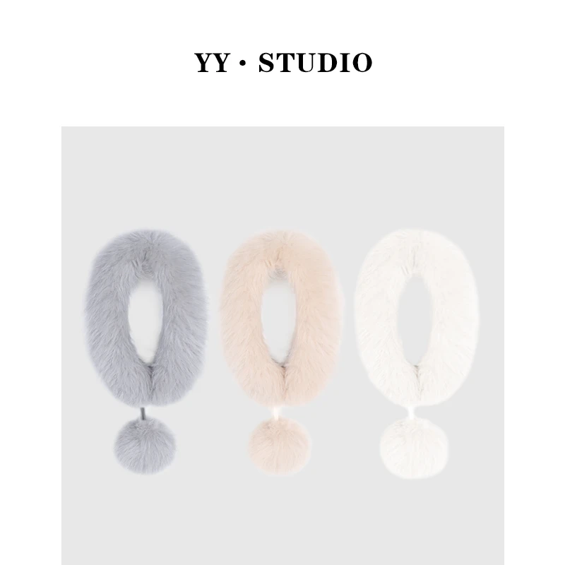 【YANYAN】早秋新款保暖毛茸茸时尚围脖WB-0001