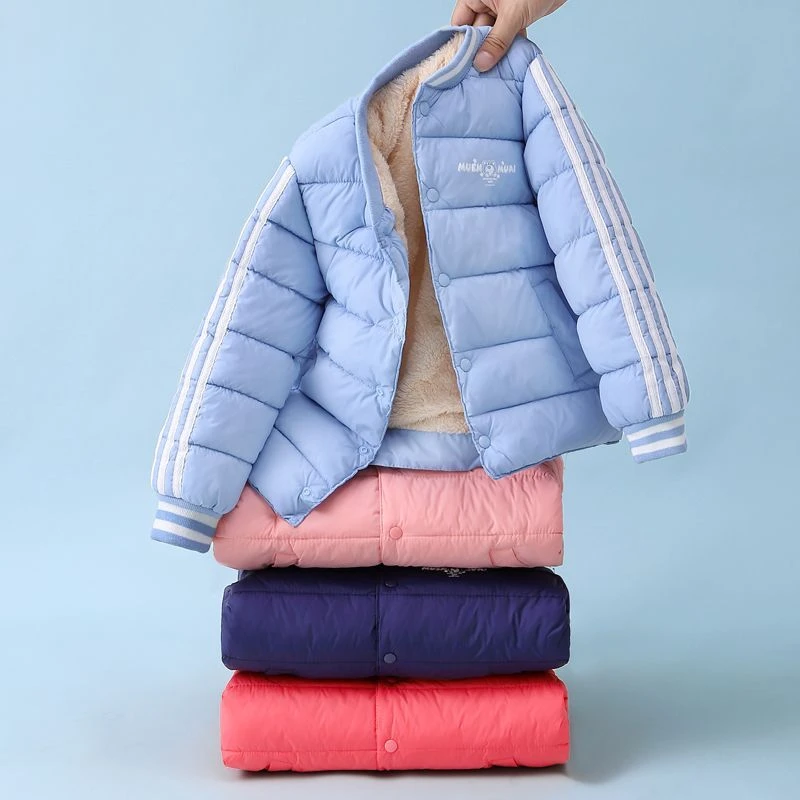校服内胆神器儿童棉服加绒内胆小中大男童女童加厚冬季棉衣袄百搭