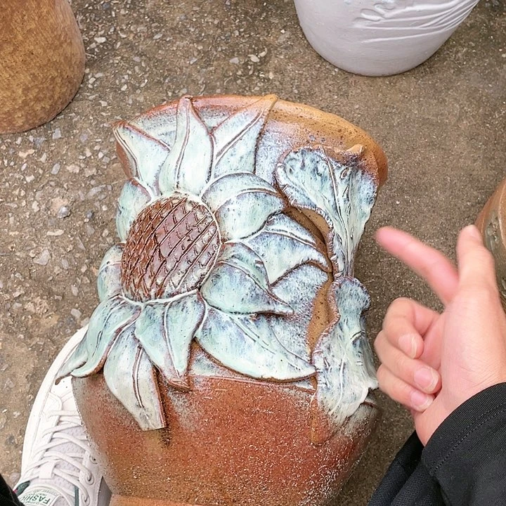 紫砂花盆瑕疵23.29花盆