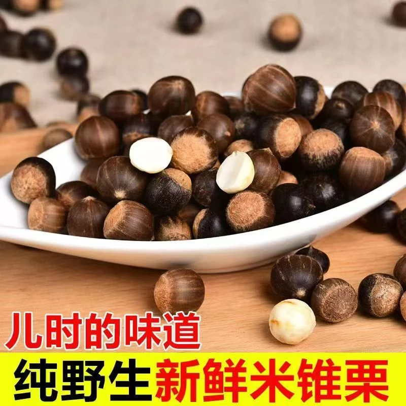 张家界野生栗子散栗儿非小板栗特产坚果毛栗子孕妇水果沟圆新鲜