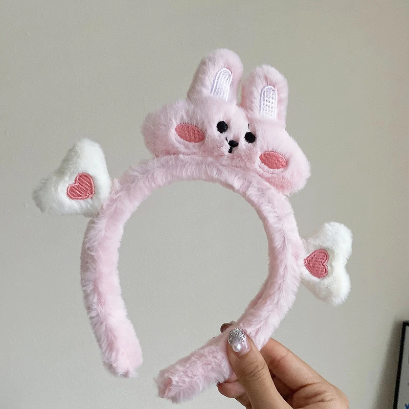 D46百搭超仙超萌少女心甜美秋冬毛绒可爱头箍