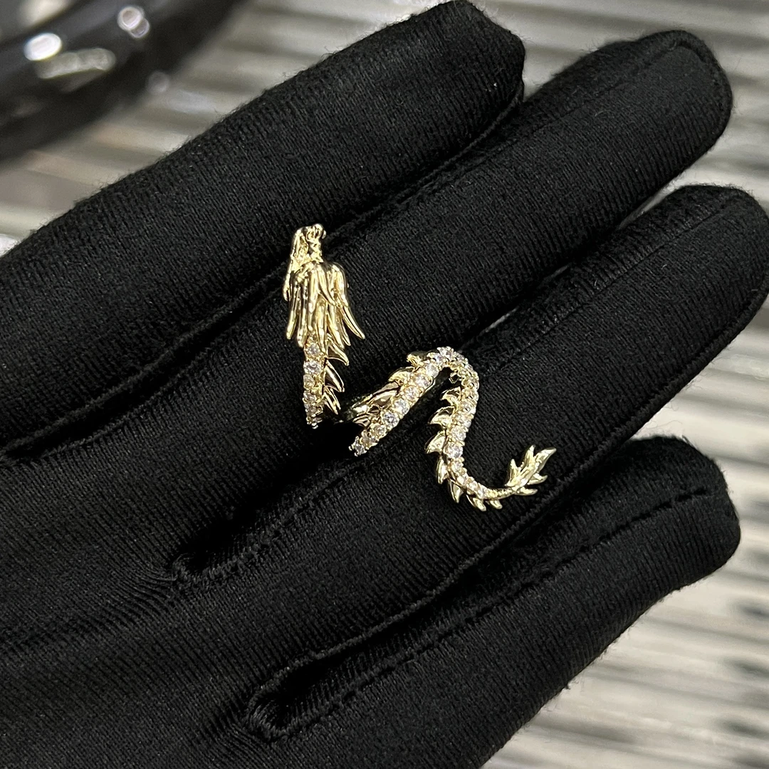 铜合金耳饰 D301设计感金色简约右耳个性时尚百搭轻奢小众气质