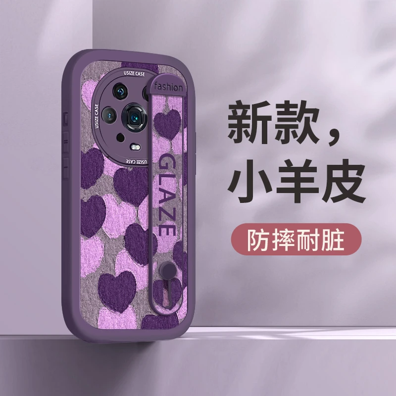 油画爱心适用华为适用荣耀magic4手机壳新款魔术4pro保护套女全包