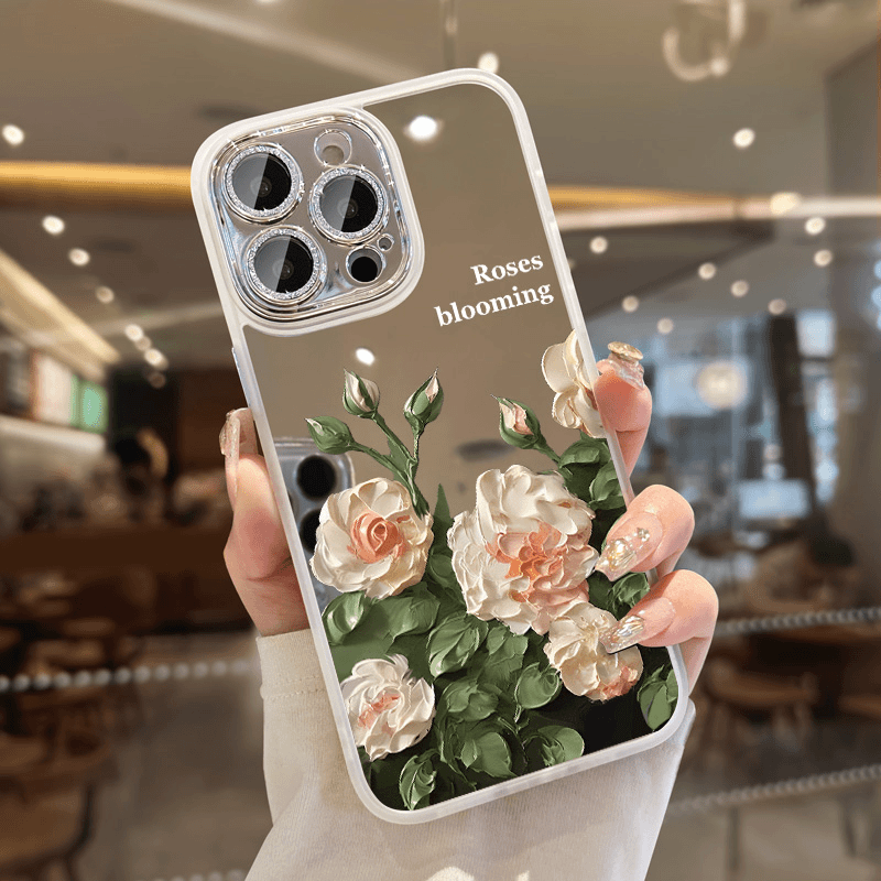 镜面适用苹果14promax手机壳新款的iPhone13的14pro套11高级感12p