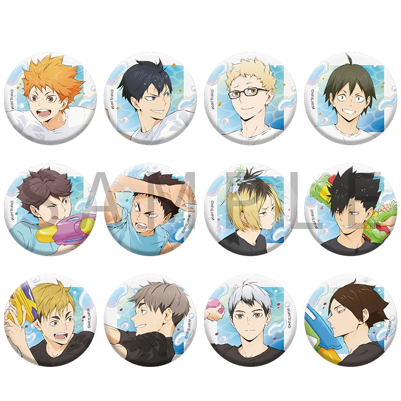 元一动漫Movic排球少年玩水吧唧徽章打水枪（未成年禁止下单）