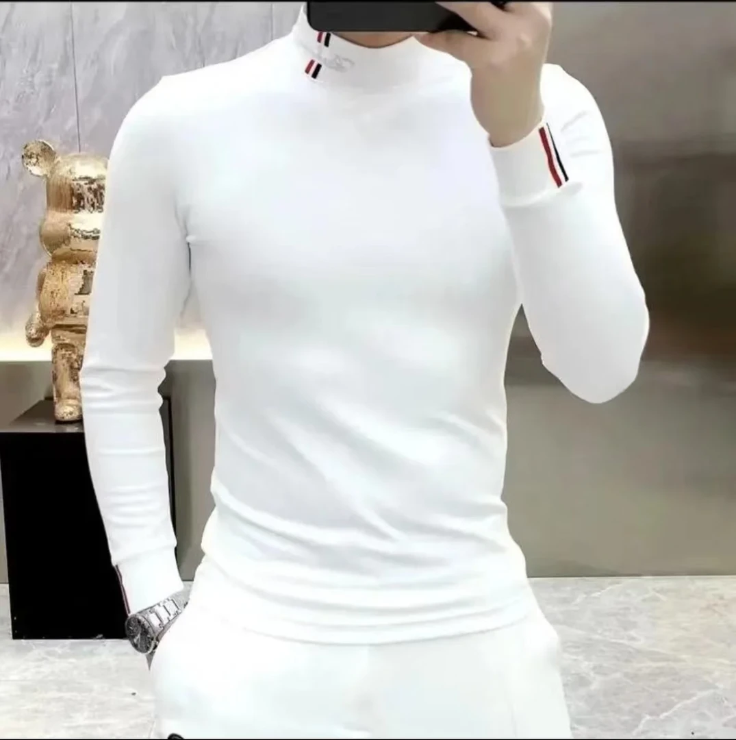 秋季新款男士长袖时尚潮牌简约刺绣烫钻圆领休闲卫衣5255