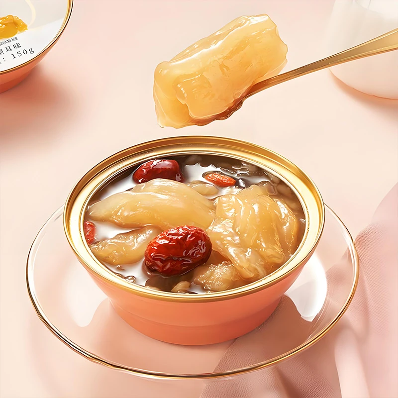 即食花胶鲜炖鱼胶红枣营养代餐早餐滋补开盖花胶即食常温胶原蛋白