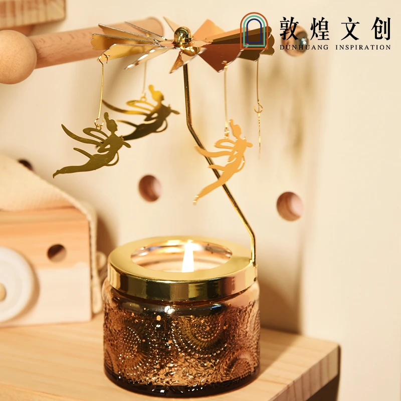 【直播】秘境敦煌香薰跑马灯蜡烛礼盒