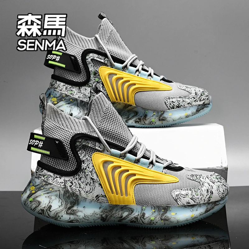 SENMA/森马男鞋运动鞋男款2025年新款冬季跑步鞋男士百搭休闲鞋子