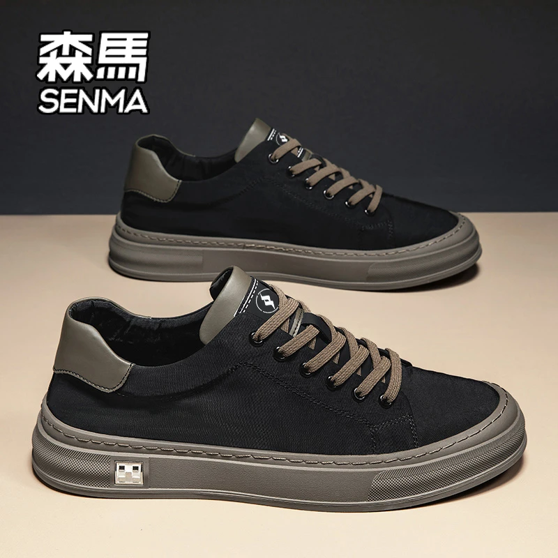 SENMA/森马男鞋秋季2025新款百搭运动休闲男款增高防滑潮流厚底鞋