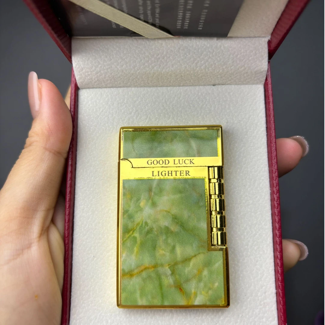 网红高档朗声砂轮打火机充气复古侧滑个性创意高颜值送男友礼物潮