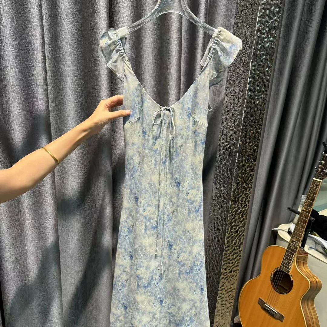 【高端女装】2025新款设计师款度假风连衣裙