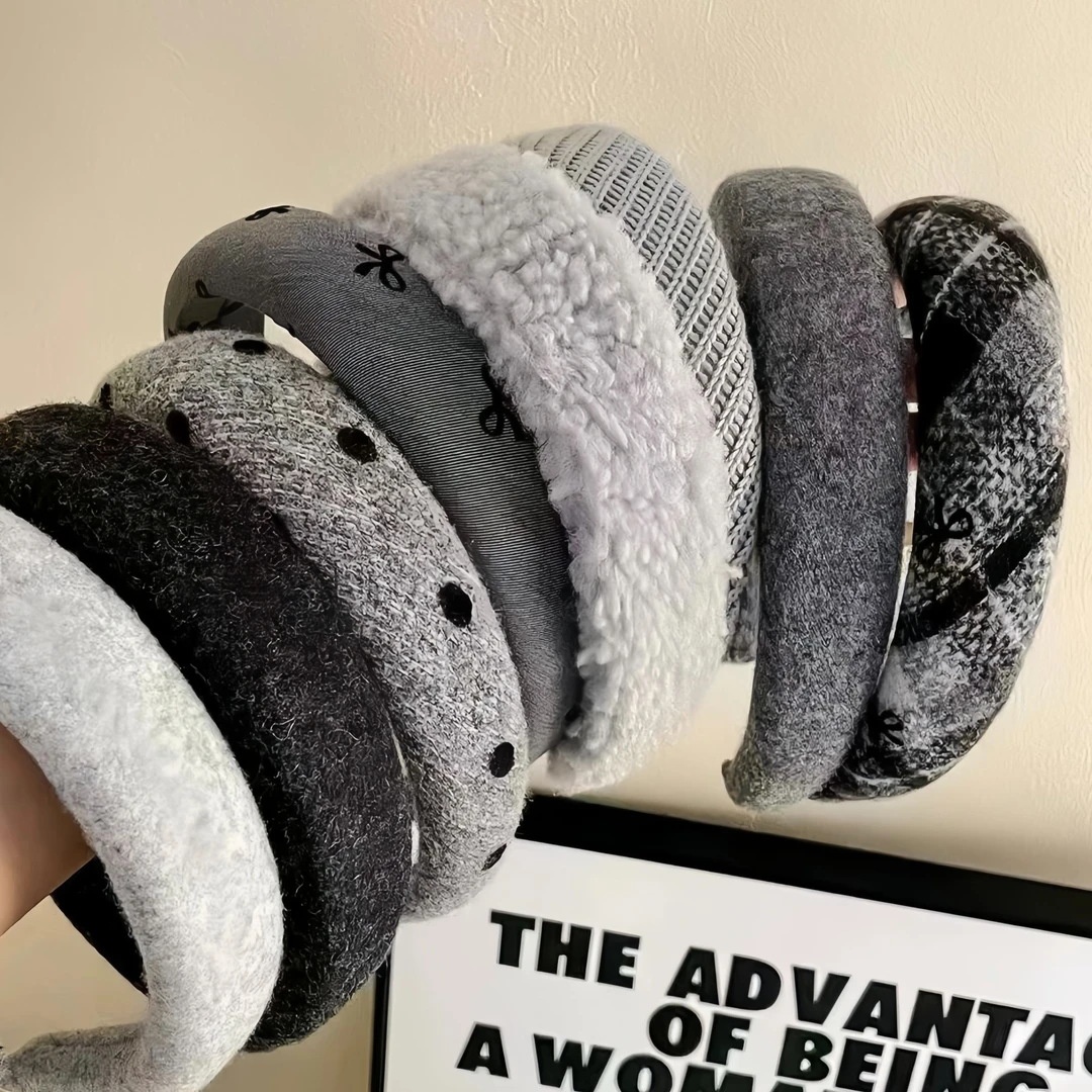 直播间扣号拍 头饰发箍 网红轻奢气质款小香风百搭发饰复古编织