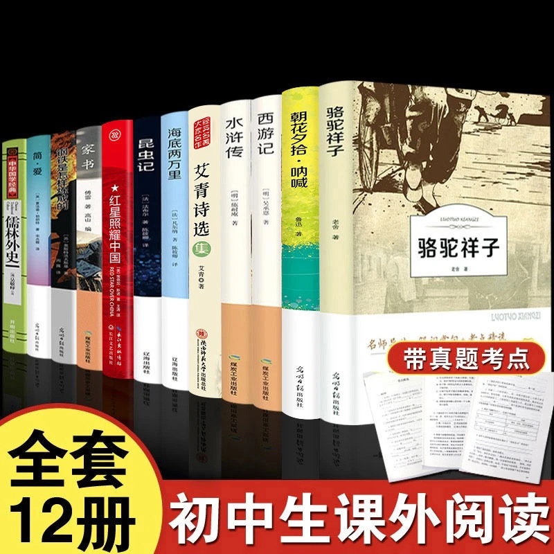 全套12册正版西游记青少年版七年级上册初中必读课外读物文学名著