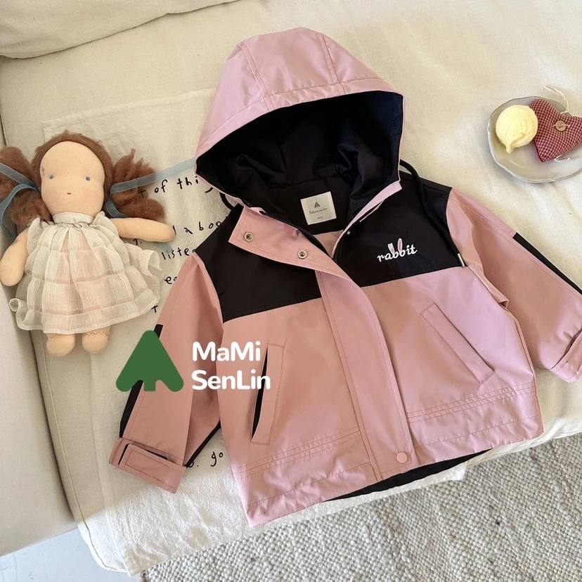 2024秋 儿童冲锋衣女童韩版