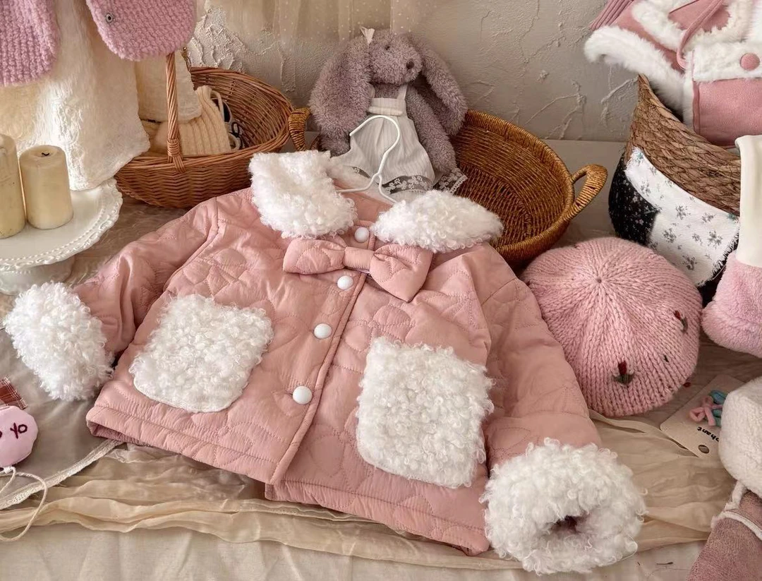 【原创设计品牌】nt&kids 2035秋冬新品女童棉服外套儿童夹棉棉袄