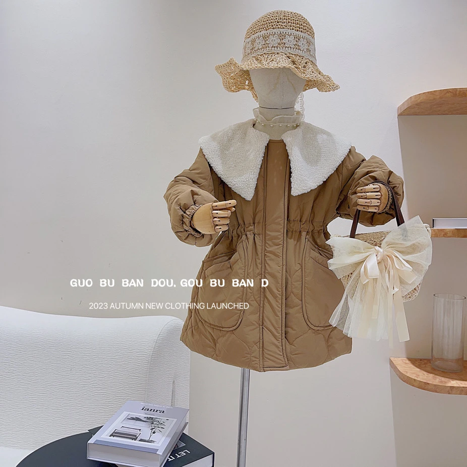 【实体商场品牌】gbbd&kids 9003秋冬设计款可爱范棉服中长款棉衣