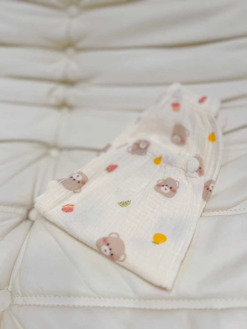 【实体商场品牌】mam&kids  1050夏季防蚊裤棉布裤九分裤薄休闲裤