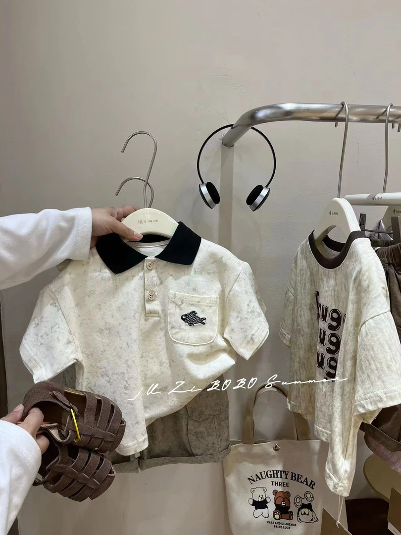 【实体商场品牌童装】jzpp&kids 569夏季韩版男童短袖Polo衫T恤上衣