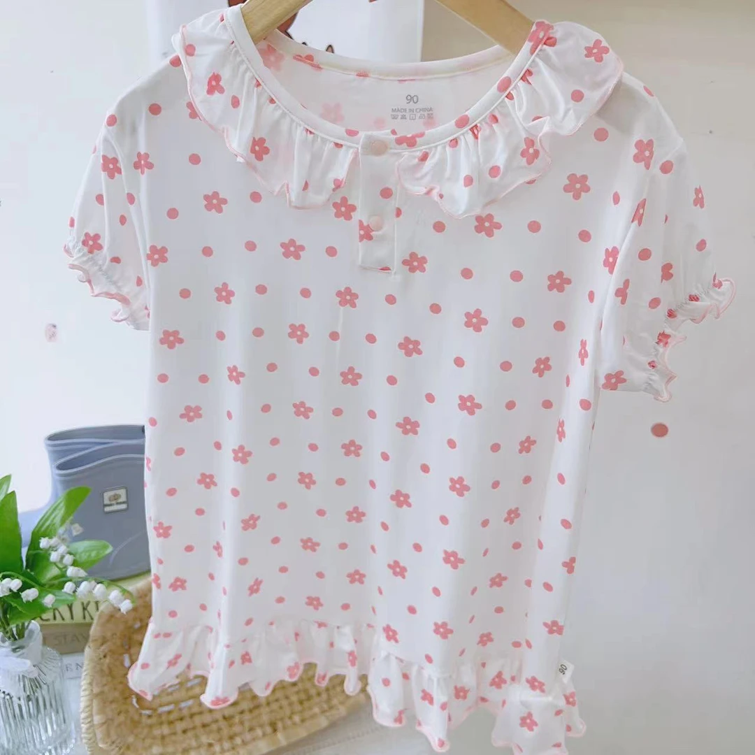 【商场品牌家居服】kx&kids 7001夏季女童儿童薄款家居服睡裙睡衣