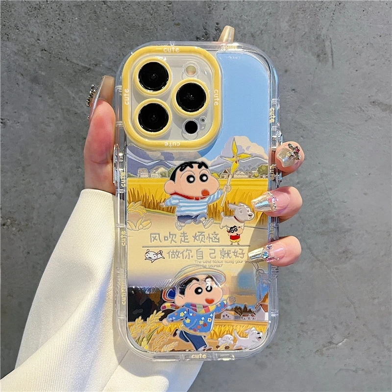 羽纱奶油壳适用苹果16iPhone/华为荣耀/OPPO/VIVO/小米手机壳防摔