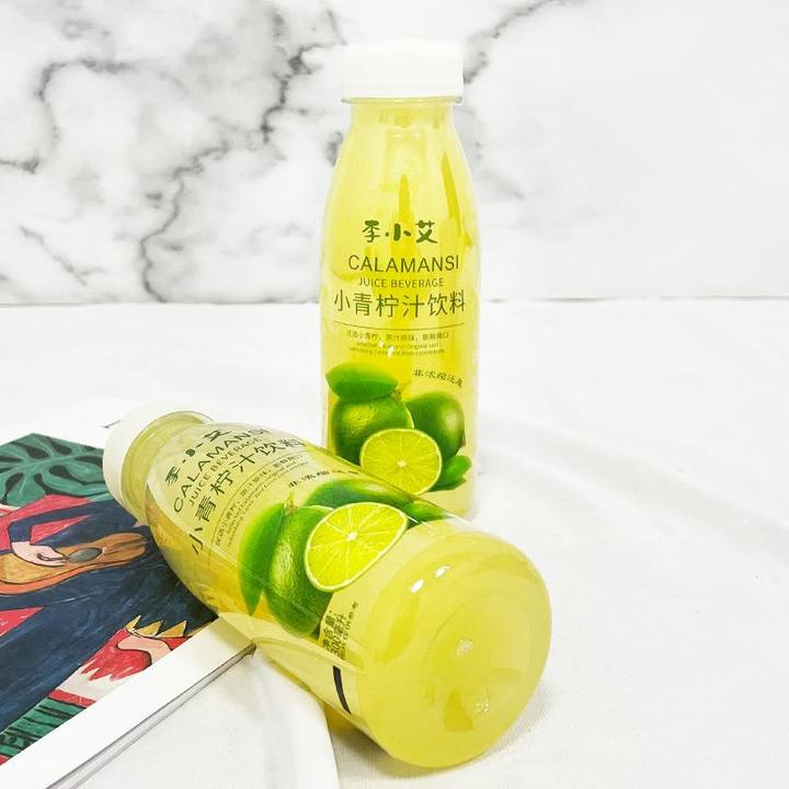 李小艾小青柠汁饮料300ml瓶装整箱网红休闲饮品果蔬汁原汁原味款