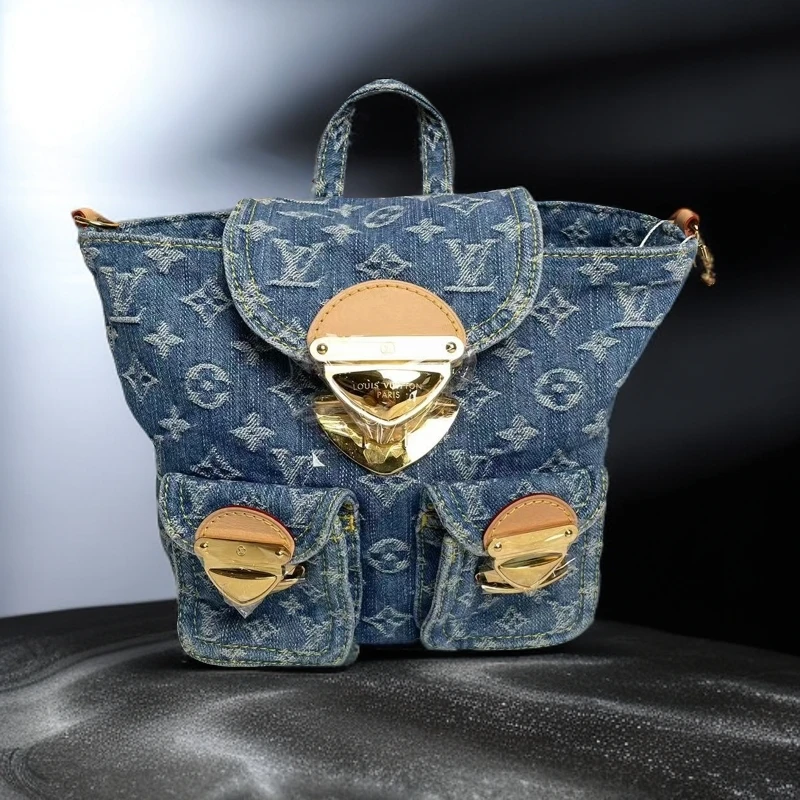 全新未使用 LouisVuitton/路易威登 Venice 丹宁 牛仔 包 805032
