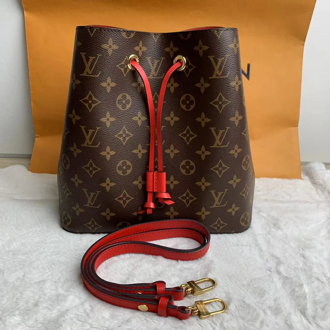 未使用 LouisVuitton/路易威登 Lv 红水桶 804760
