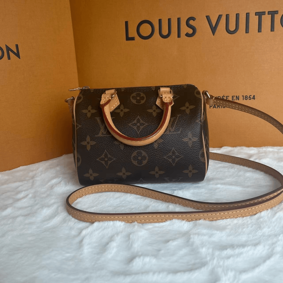 99新 LouisVuitton/路易威登 speedy nano 单肩 斜挎包 800799
