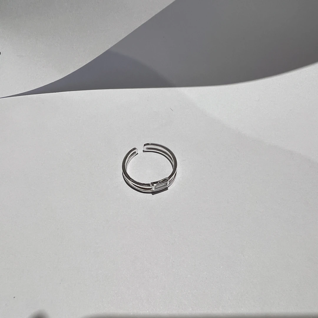 925银戒指 925银戒指 菁贝 轻奢百搭银戒