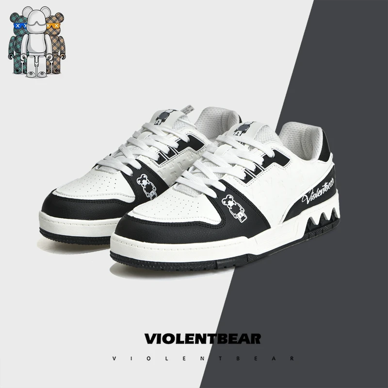 VIOLENTBEAR/暴力熊2023春季新款潮流鞋男女情侣款休闲透气潮8889