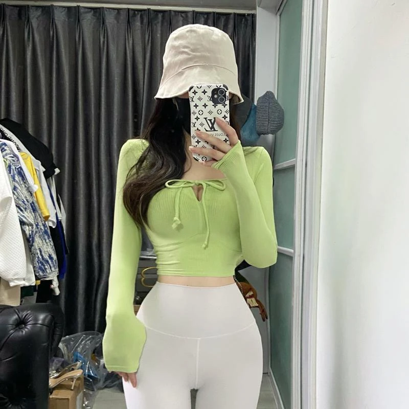 长袖健身上衣小众个子高级感春秋季速干运动普拉提专业瑜伽服罩衫