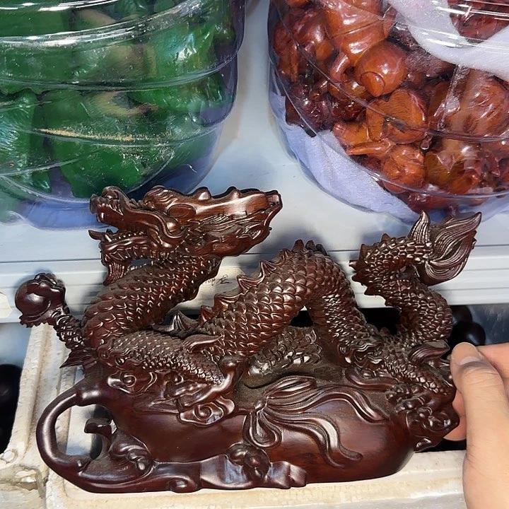 木黑檀木30葫芦龙一只不带礼盒