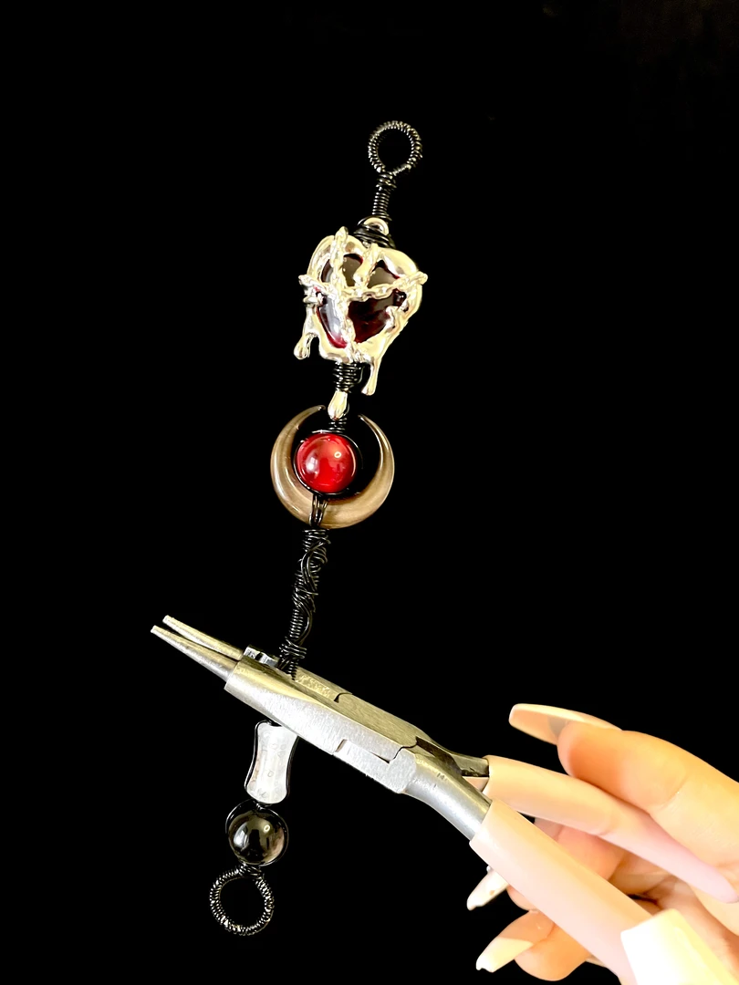 手作烟托月亮与六便士暗黑辣妹风潮流烟托烟夹粗细通用