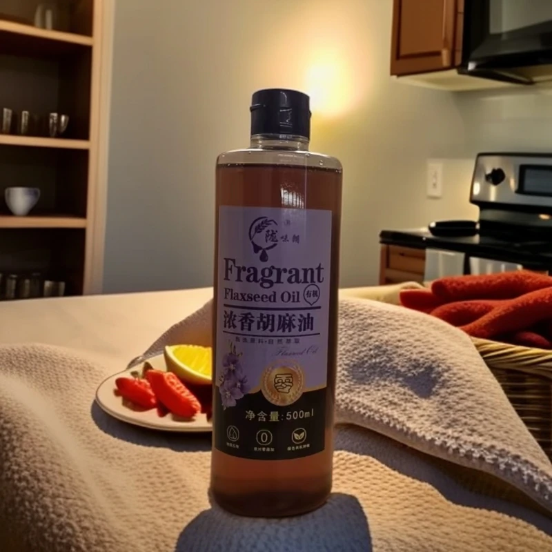 【陇味朗胡麻油】西北亚麻籽油胡麻油物理压榨凉拌菜亚麻酸食用油