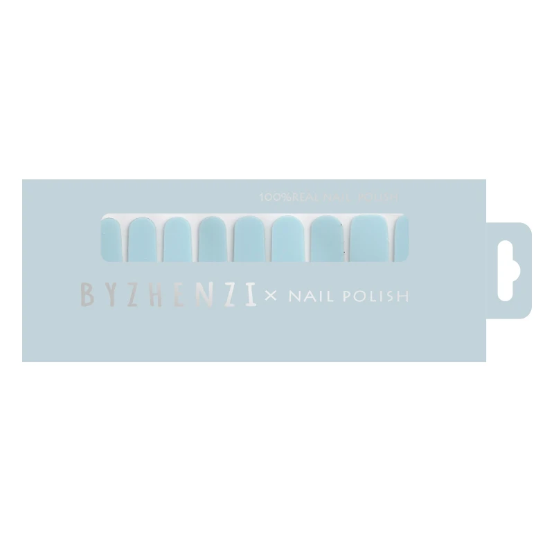 BYZHENZI STORE【蓝朋友】baby蓝纯色夏日必入清新甲油膜