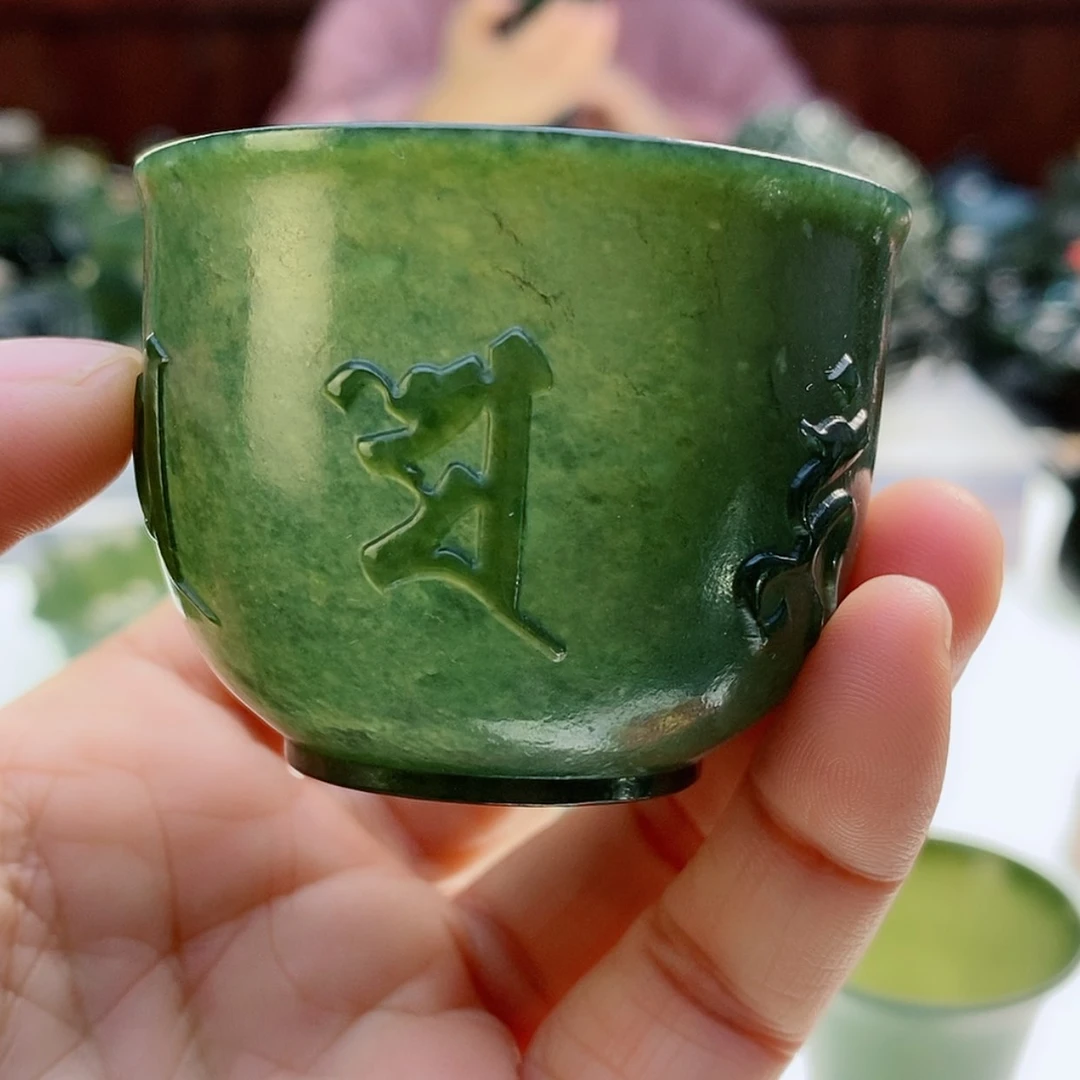 【闪购商品】和田玉（青玉）摆件未镶嵌微瑕