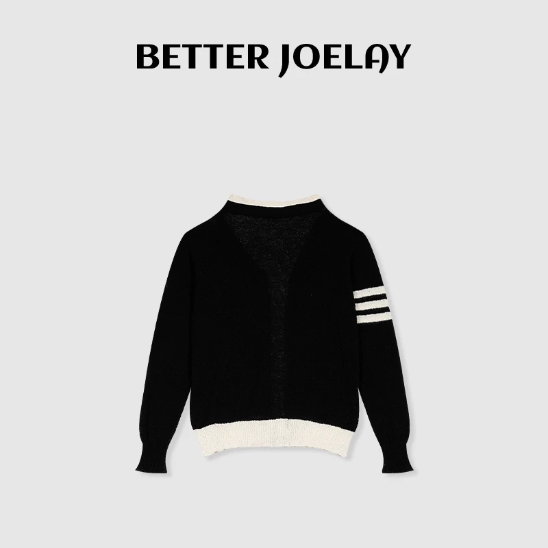 BETTER JOELAY-【慵懒比格】针织毛衣开衫百搭洋气慵懒风韩版WS921