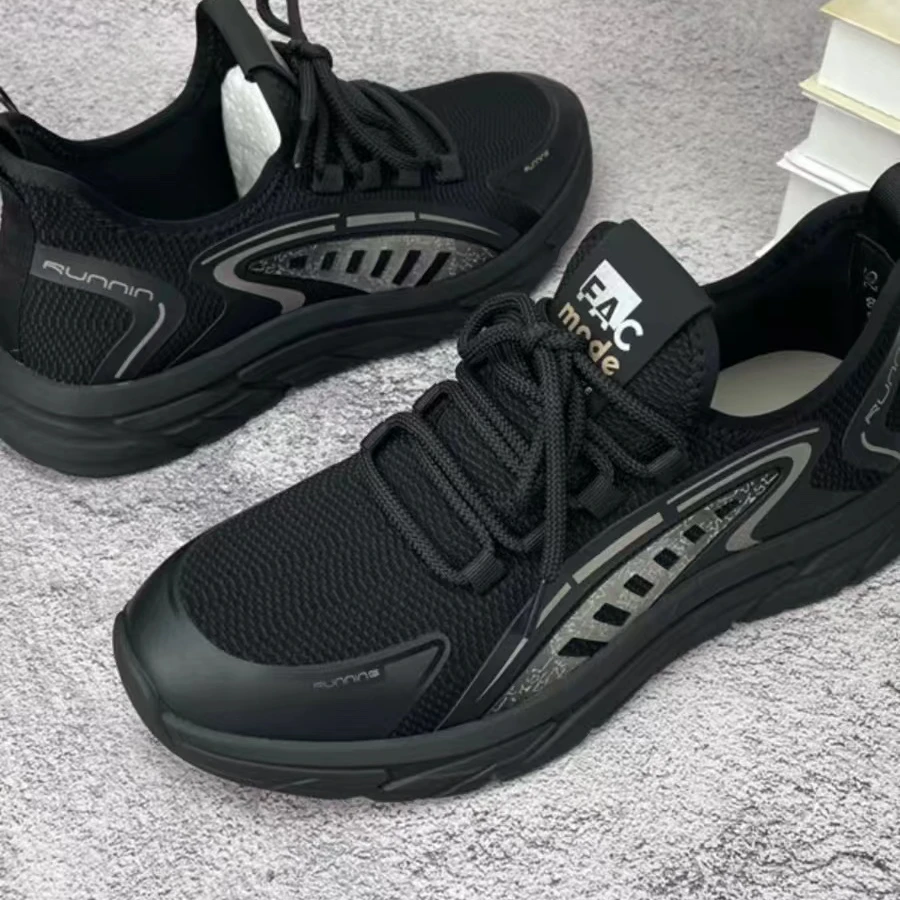 【保国男鞋】男士秋季新品软底休闲飞织鞋（23202-09）