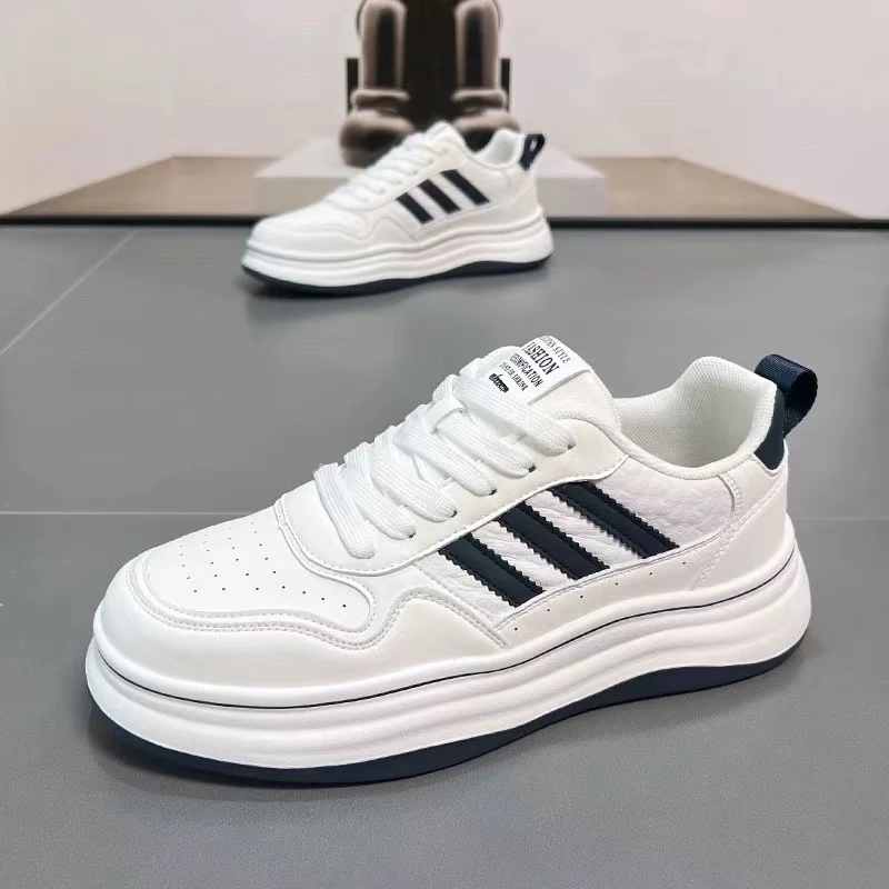 【保国男鞋】网红潮牌厚底休闲板鞋（2477）