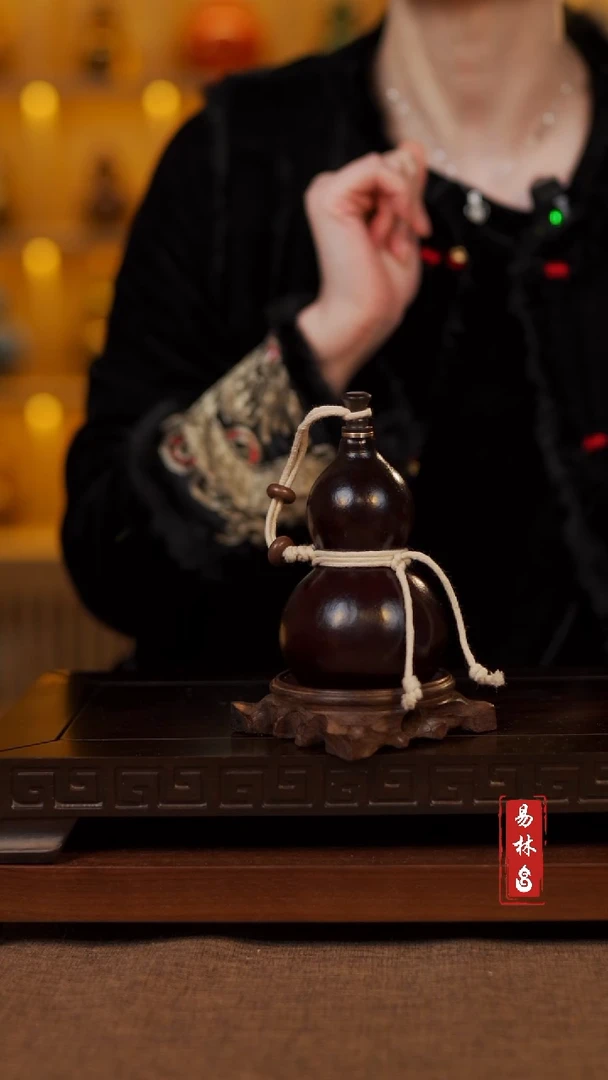 【闪购商品】天然葫芦黑金小酒壶