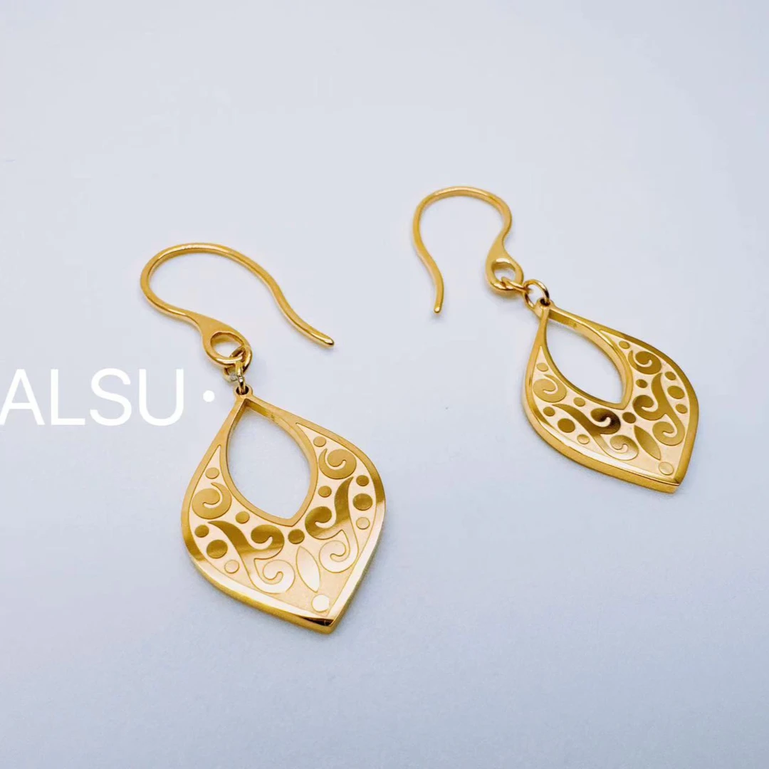 合金耳饰 ALSU原创经典款民族风耳环时尚气质百搭复古简约
